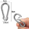 JOLIRSBOX Carabiner 316 Stainless Steel Spring Hook Carabiner Set (3.1