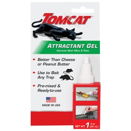 Tomcat Tomcat Attractant Gel, Attracts Mice and Rats, Great Alternative to Cheese or Peanut Butter, 1 oz.