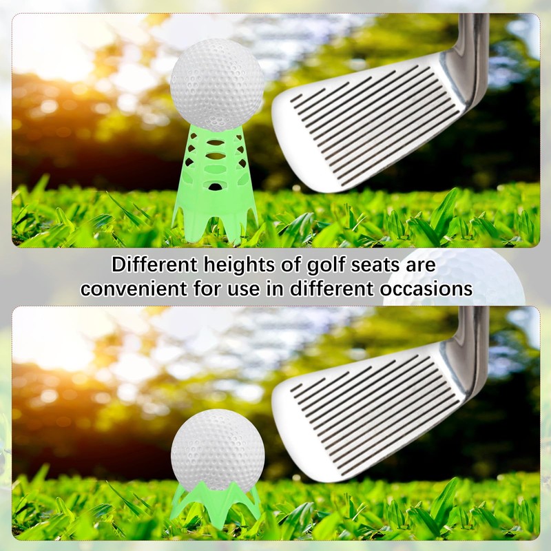 TIXIPEM Golf Simulator Tees [12PCS] - Plastic Golf Tees Use