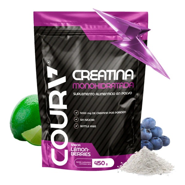 Creatina Monohidratada Coura Lemon-berries 450g