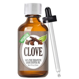 Healing Solutions Clove Essential Oil - 100% Pure Therapeutic Grade Clove Oil - 120ml
