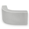 G-PLUS Silver Pontoon Boat Aluminum Corner Cap F-22 C-shaped 1-1/2