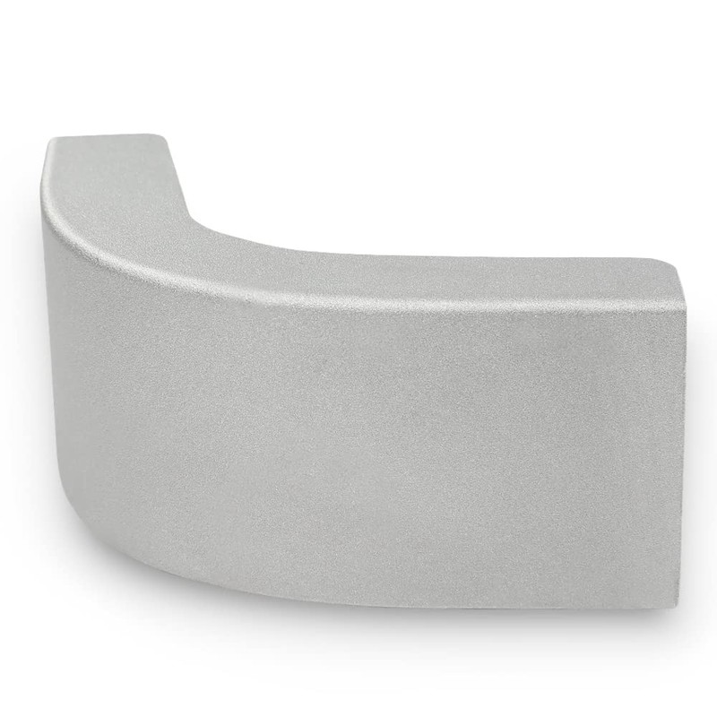 G-PLUS Silver Pontoon Boat Aluminum Corner Cap F-22 C-shaped 1-1/2