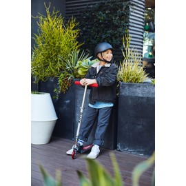 Razor A2 Kick Scooter for Kids – Wheelie Bar, Foldable, Lightweight, Front Vibration Reducing System, Adjustable Height Handlebars