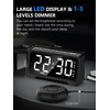 Alarm Clock with Vibration, Extra Loud Alarm Clock with Bed