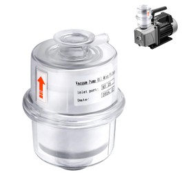 WUSILILU KF25 Oil Mist Filter,High-Efficiency Vacuum Pump Exhaust Oil Mist Filter for Pumping Speeds Less than 2.11gal/s,Labs & Industrial Use