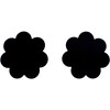 Black (6 Pairs) Disposable Satin Nipple Cover Pasties