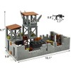 ZHX Military Base Building Brick Set for Army Minifigure War