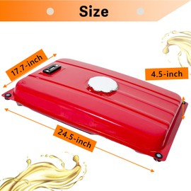 Automost 7 Gallon Universal Generator Gas Tank Compatible with Honda EB5000 EC6500,Predator 7000 8750 420cc Generator Replacement