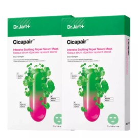 Dr. Jart+ 닥터자르트 시카페어 마스크팩 진정 수분팩 보습 10매 Dr. Jart+ Cicapair Mask Pack Soothing Moisturizing Mask 10 Sheets