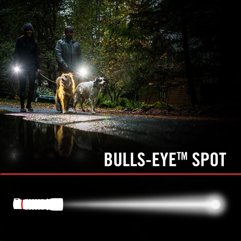 Coast® G26 415 Lumen Bulls-Eye™ Spot Beam LED Flashlight, Batteries
