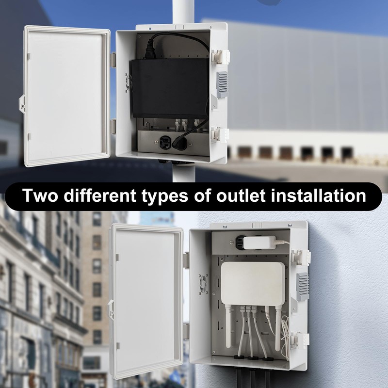 Namunanee Outdoor Electrical Junction Box, ABS Water Resistant Enclosure with
