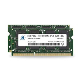 Adamanta 16GB (2x8GB) Compatible for Dell Latitude 12 Rugged Extreme 7204 Laptop DDR3 1600MHz PC3-12800 SODIMM 2Rx8 CL11 1.35v Notebook Memory Module Upgrade RAM
