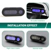 CyperFair Car Clock, 2 in 1 Night-Lighting LED Screen with