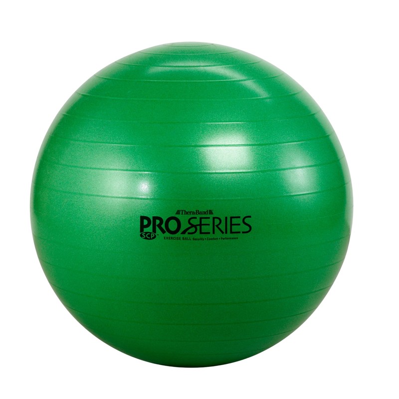 THERABAND Pro Series Exercise Ball, 26" Green Stability Ball for
