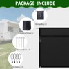 Dulepax RV Awning Shade Screen with Zipper 8'X15'3'' -Second Generation