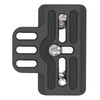 Camera Quick Release Base Plate with 1/4in 3/8in Threads for