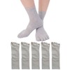Lifemaster Men's Five Toe Socks, Five Toe Socks, Crew Socks,