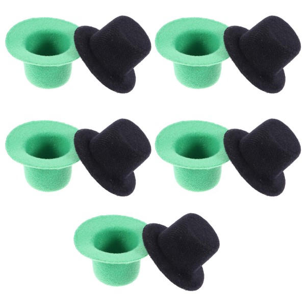 5Pcs St. Patrick's Day DIY Mini Ornaments Handmade Craft Hair