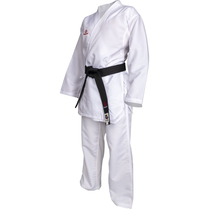 Karate-Gi Premium Kumite White / Red Size 175 cm