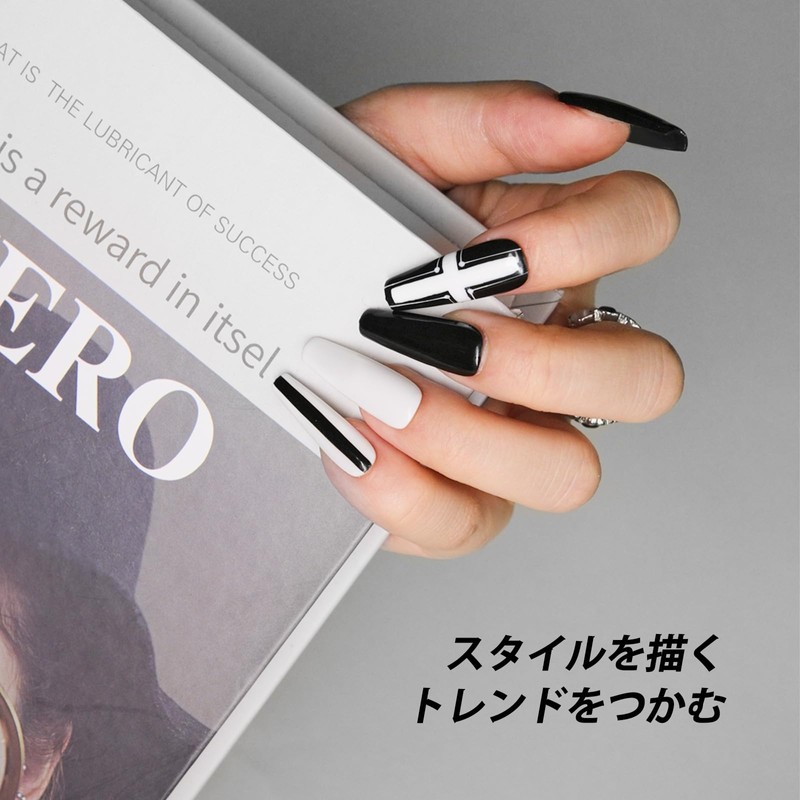 Gel Nail Brush, Flat with Cap, For Gradations, Blur &