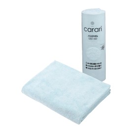 CBJAPAN Carari One Bath Towel, 3x Water Absorbency Microfiber, Blue, 1 Towel, Quick Dry (Absorbs Water in the Fiber Gaps), Marshmallow Texture, Fluffy, 23.6 x 47.2 inches (60 x 120 cm)