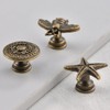 Angoily 10pcs Retro Cabinet Knobs Decorative Bee Drawer Pulls Wardrobe