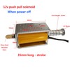 Abletop Push Pull Solenoid DC 12V 35mm Long Stroke Small
