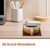 Creechwa 3D Memo Pad Carving Art, 3D Sticky Notes Art,