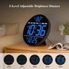 WallarGe Large Digital Wall Clock with LED Display, Electric Wall