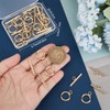 Beebeecraft 1 Box 20 Set Toggle Clasps 24K Gold Plated