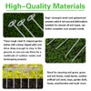 Bakulyor 200Pcs Circle Top Landscape Staples, 6 Inch Garden Stake