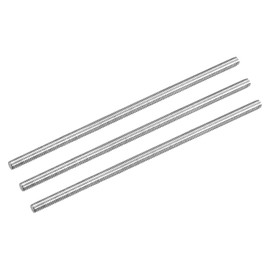 MECCANIXITY Fully Threaded Rod M6 x 110mm 1mm Thread Pitch 304 Stainless Steel Right Hand Threaded Rods Bar Studs 10 Pack