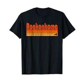 Ronkonkoma, New York Retro 80s Style T-Shirt