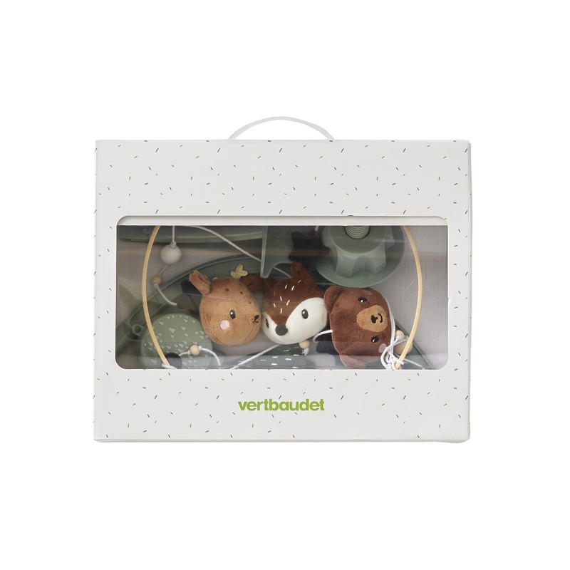 VERTBAUDET Musical Mobile Green Forest Beige / Multicoloured One Size
