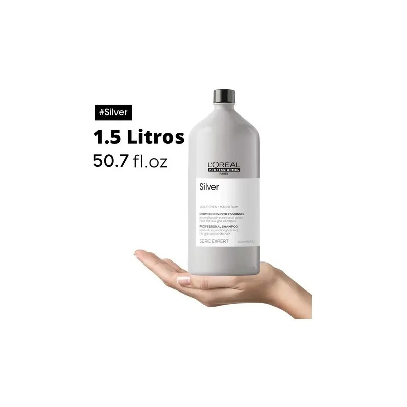 L Oréal Shampoo Matizador Silver 1500ml