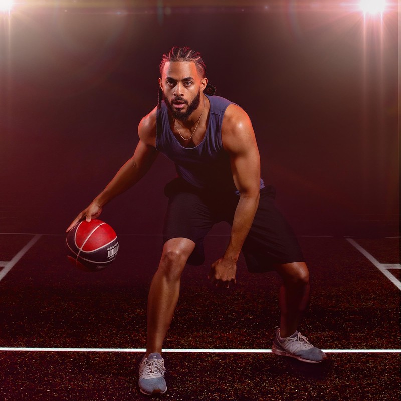 Lifetime 29.5" Premium Outdoor Basketball, Size 7, Red