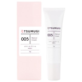Tsumugi Retinol Cream Solution 5% 1.1 oz (33 g) Eye Cream, Made in Japan, Wrinkle Cream, Vitamin A, Whorl Cosmetics