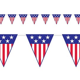 Beistle Spirit of America Pennant Banner