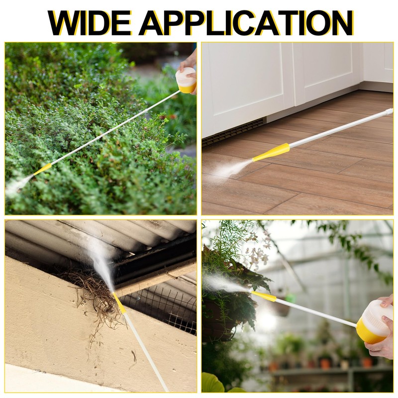 Diatomaceous Earth Powder Duster with 12" to 36" Adjustable Extension