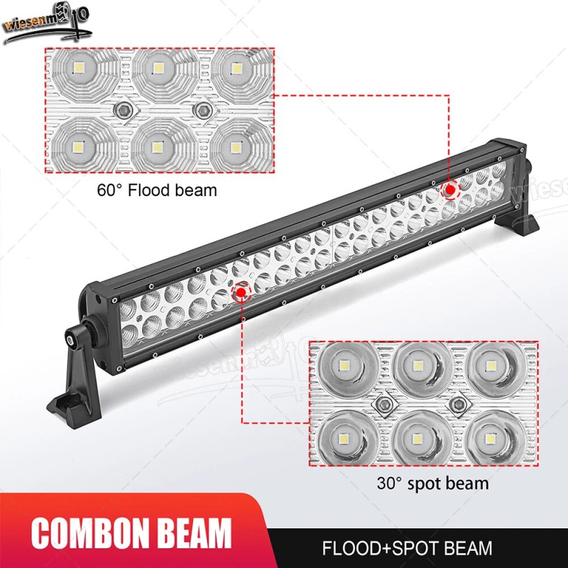 WSAYS Fit 07-13 Chevy Silverado 1500/2500/3500 22'' Light Bar Lower