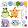 Crochet Kit for Beginners 4PCS Crochet Animal Kit for Adults