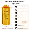 FrigeSwift 60+5 uF CBB65 Dual Run Capacitor 370/440VAC 2-Pack