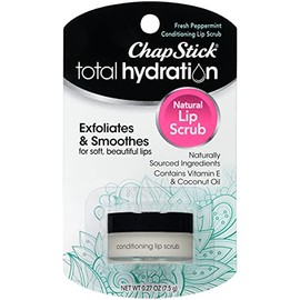 ChapStick Total Hydration Conditioning Lip Scrub Fresh Peppermint, Exfoliador de labios - 0.27 onzas