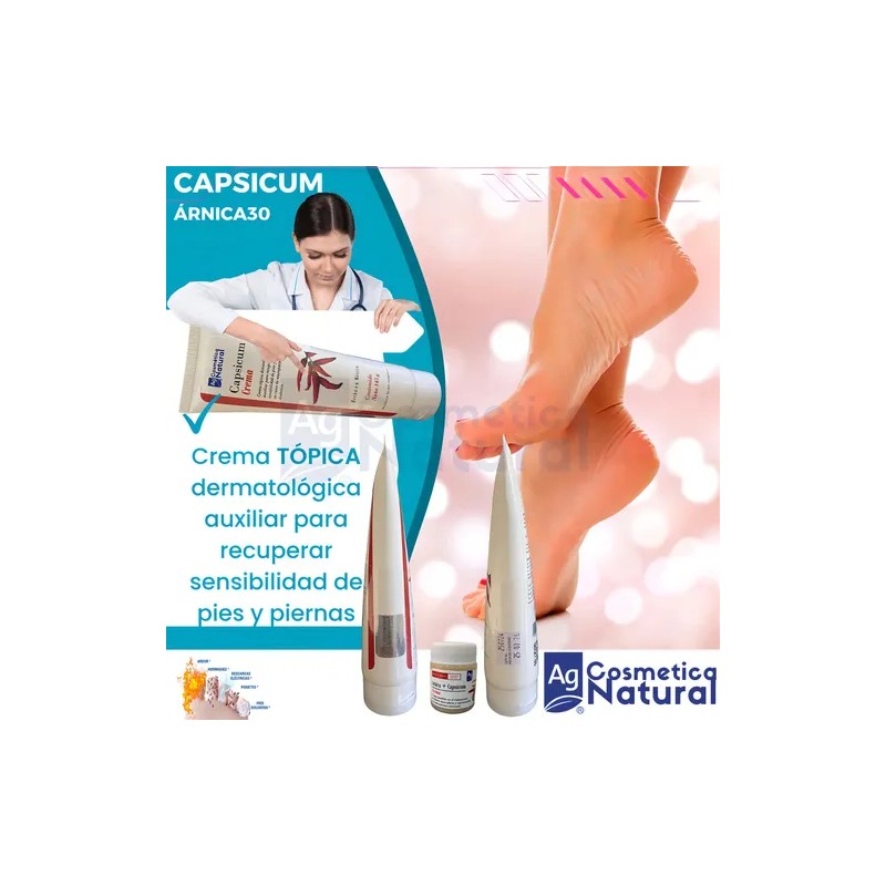 Pack Crema Capsicum 150gr Neuropatía Diabética Árnica 30gr