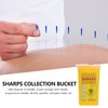 DOITOOL Sharps Disposal Container Small， Disposal Container Dermaplane Needle Disposal