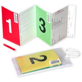SMART Equipment Smart Triage Tags Resupply - Contains 10 Smart Tags - Folding Design Allows reprioritizing of Casualties & Highly vizability of Patient Priority