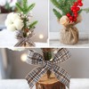 Mini Christmas Tree,3 PCS Christmas Tabletop Tree Artificial Christmas Tree