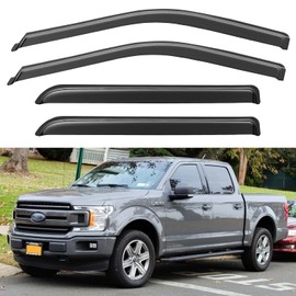 YQAUTEC Window Visors for 2015-2026 Ford F-150 & Super Duty