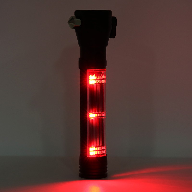 LED Solar Flashlight High Brightness Magnetic Torch USB Charging for